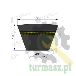 Pas klinowy Hard-Belt (T-0617309.0) AP1000953 CLAAS 0617309.0 TEGER