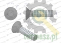 Śruba kpl. płużna podsadzana D 608 M12x50 mm kl.10.9 zastosowanie ząb SX Waryński ( sprzedawane po 25 )