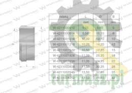 Pierścień zacinający hydrauliczny (DPR06L/S) 06L/06S Waryński ( sprzedawane po 20 )