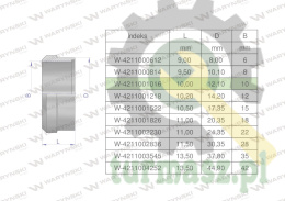 Pierścień zacinający hydrauliczny (DPR10L/S) 10L/10S Waryński ( sprzedawane po 20 )