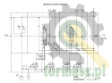 Proporcjonalny rozdzielacz hydrauliczny do ładowaczy czołowych OP (Open Center) 2-sek. max przepływ 90L. 1-sekcja pływająca - st