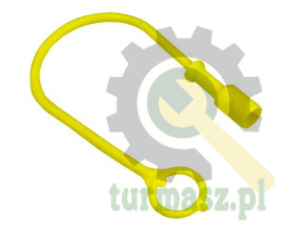 Pokrywa (zaślepka) do wtyczek szybkozłączy 1/4" ISO-A 12.7-20-TPE żółte (sprzedawane po 5)