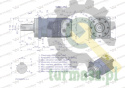 Silnik hydrauliczny orbitalny WMT 250 cm3/obr (200 bar / max.280 bar) Waryński