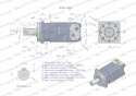 Silnik hydrauliczny orbitalny WMT 630 cm3/obr (140 bar / max.190 bar) Waryński