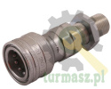 Szybkozłącze hydrauliczne gniazdo long M20x1.5 gwint zewnętrzny EURO (ISO 7241-A) Waryński