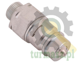 Szybkozłącze hydrauliczne wtyczka M18x1.5 gwint zewnętrzny EURO (9100818W) (ISO 7241-A) Waryński (opakowanie 100szt)