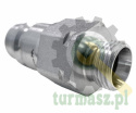 Szybkozłącze hydrauliczne wtyczka M18x1.5 gwint zewnętrzny EURO (9100818W) (ISO 7241-A) Waryński