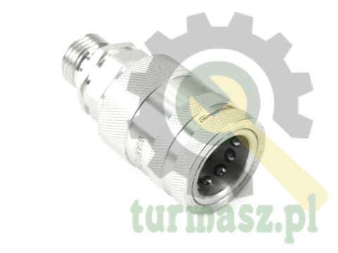 Szybkozłącze hydrauliczne gniazdo G1/2"BSP gwint zewnętrzny EURO PUSH-PULL (ISO 7241-A) Waryński