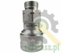Szybkozłącze hydrauliczne gniazdo M22x1.5 gwint zewnętrzny EURO (9100822G) (ISO 7241-A) Waryński (opakowanie 50szt)