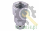 Szybkozłącze hydrauliczne suchoodcinające (rozmiar 1/2) wtyczka G3/4"BSP gwint wewnętrzny ISO16028 Waryński
