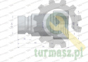 Szybkozłącze hydrauliczne suchoodcinające (rozmiar 1/2) wtyczka G3/4"BSP gwint wewnętrzny ISO16028 Waryński