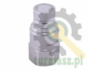 Szybkozłącze hydrauliczne suchoodcinające (rozmiar 3/4) wtyczka G1"BSP gwint wewnętrzny ISO16028 Waryński