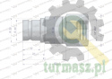 Szybkozłącze hydrauliczne suchoodcinające (rozmiar 3/8) wtyczka G1/2"BSP gwint wewnętrzny ISO16028 Waryński
