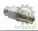 Szybkozłącze hydrauliczne wtyczka M22x1.5 gwint zewnętrzny EURO (9100822W) (ISO 7241-A) Waryński