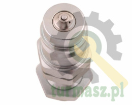Szybkozłącze hydrauliczne wtyczka long z eliminatorem ciśnienia M22x1.5 gwint zew. EURO (9100822W) (ISO 7241-A) Waryński