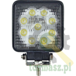 Lampa robocza LED 9x3W 12V-24V 2200 lm