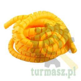 Osłona spiralna na węże hydrauliczne PCV SGX-12Z (Zakres: 9-13mm) żółta (sprzedawane po 50) 50m