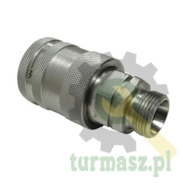 Szybkozłącze hydrauliczne gniazdo M22x1.5 gwint zewnętrzny EURO PUSH-PULL (9100822G) (ISO 7241-A) Waryński (opakowanie 10szt)